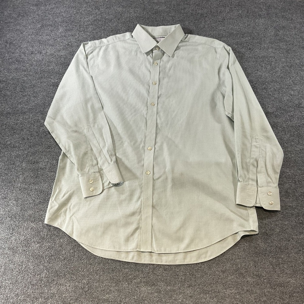 Charles Tyrwhitt Mens Classic Fit Non-Iron Dress Shirt Light Green 17/34in